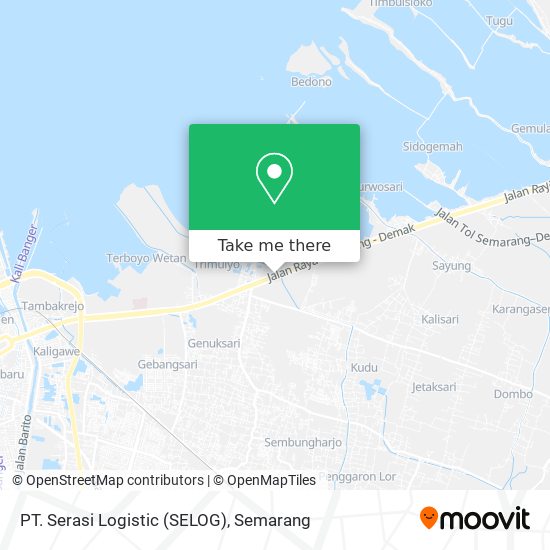 PT. Serasi Logistic (SELOG) map