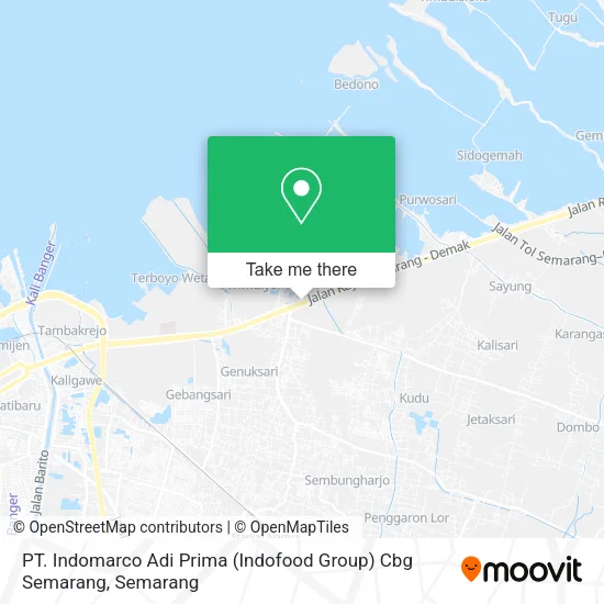 PT. Indomarco Adi Prima (Indofood Group) Cbg Semarang map