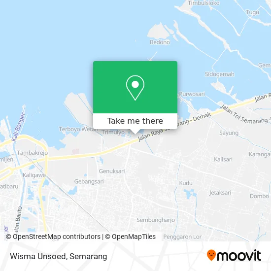 Wisma Unsoed map