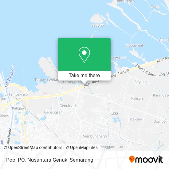 Pool PO. Nusantara Genuk map