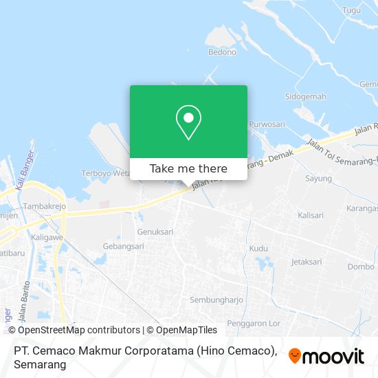 PT. Cemaco Makmur Corporatama (Hino Cemaco) map