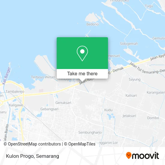 Kulon Progo map