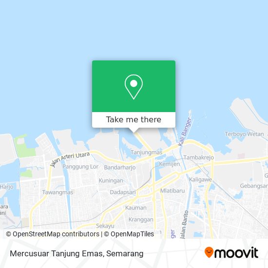 Mercusuar Tanjung Emas map