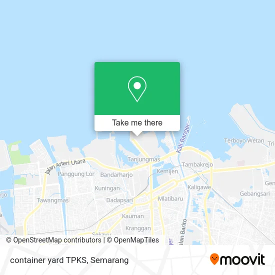 container yard TPKS map