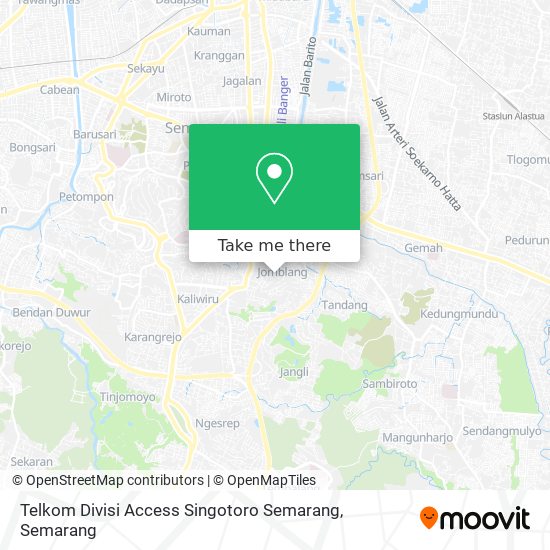 Telkom Divisi Access Singotoro Semarang map