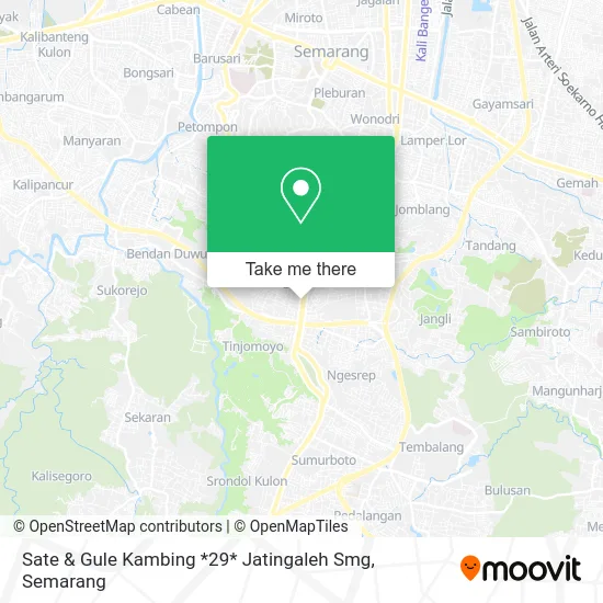 Sate & Gule Kambing *29* Jatingaleh Smg map