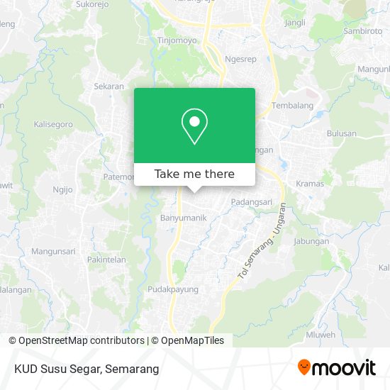 KUD Susu Segar map