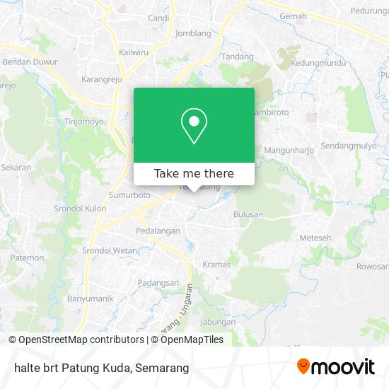 halte brt Patung Kuda map