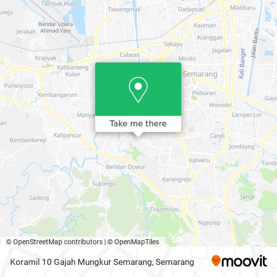 Koramil 10 Gajah Mungkur Semarang map