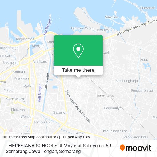 THERESIANA SCHOOLS   Jl Mayjend Sutoyo no 69 Semarang Jawa Tengah map