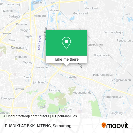 PUSDIKLAT BKK JATENG map