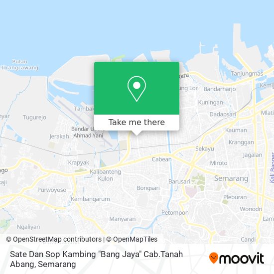 Sate Dan Sop Kambing "Bang Jaya" Cab.Tanah Abang map