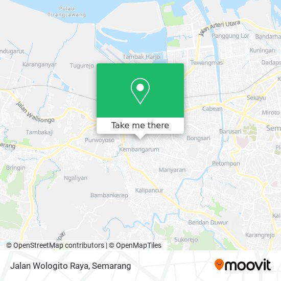 Jalan Wologito Raya map