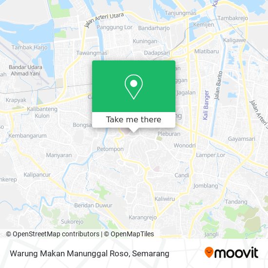 Warung Makan Manunggal Roso map