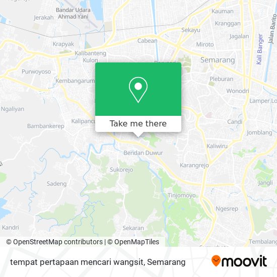 tempat pertapaan mencari wangsit map