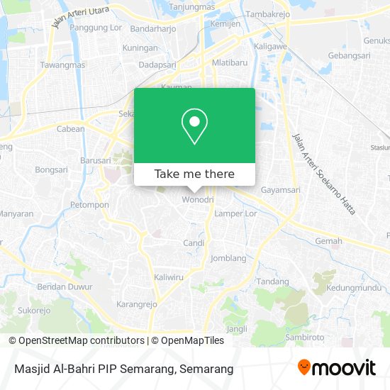 Masjid Al-Bahri PIP Semarang map