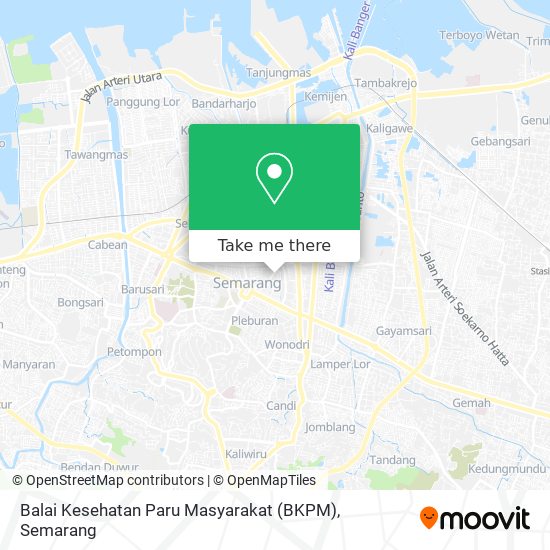 Balai Kesehatan Paru Masyarakat (BKPM) map