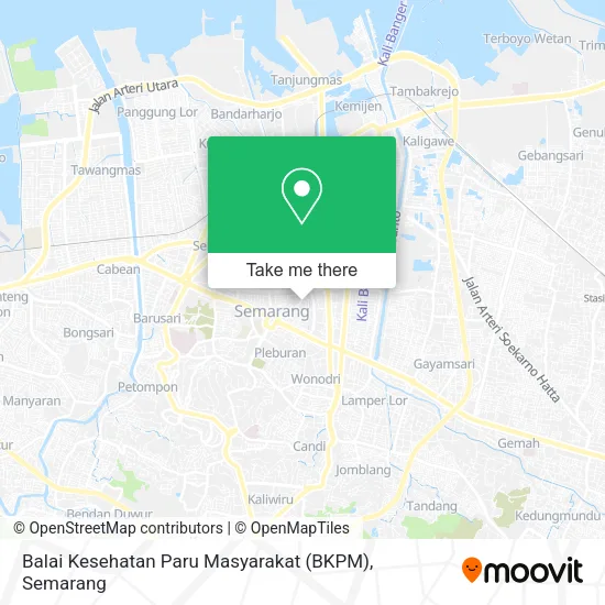 Balai Kesehatan Paru Masyarakat (BKPM) map