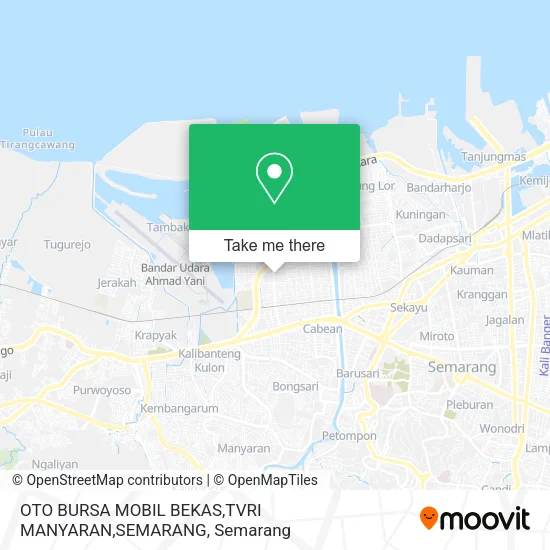 OTO BURSA MOBIL BEKAS,TVRI MANYARAN,SEMARANG map