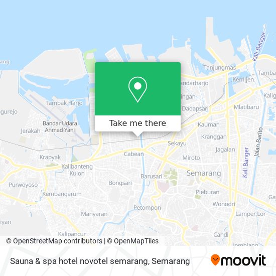 Sauna & spa hotel novotel semarang map