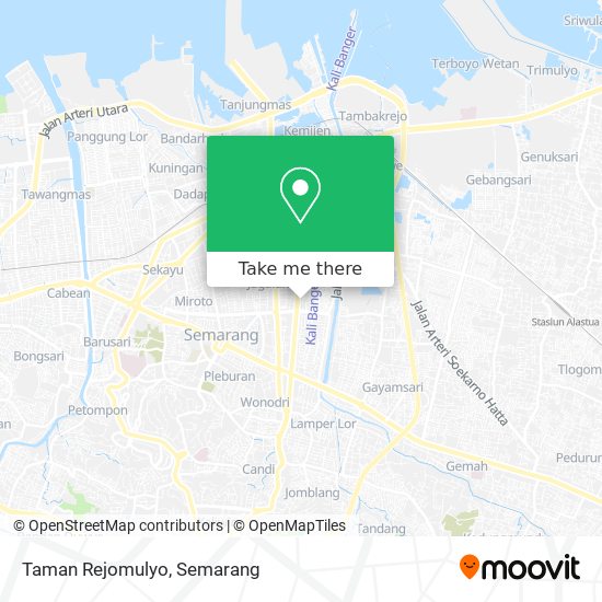 Taman Rejomulyo map