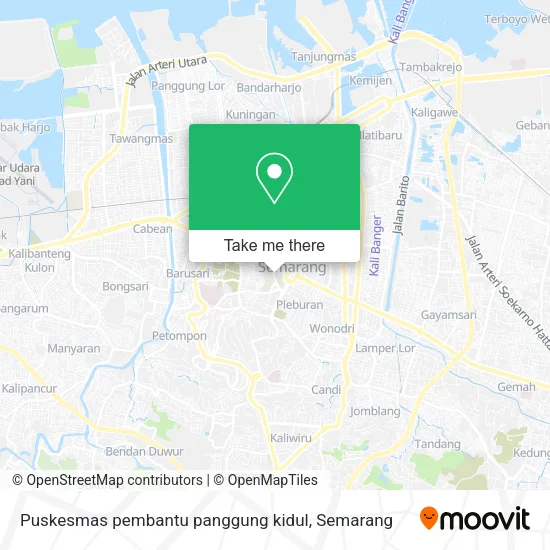 Puskesmas pembantu panggung kidul map