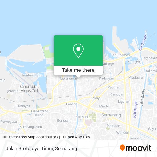 Jalan Brotojoyo Timur map