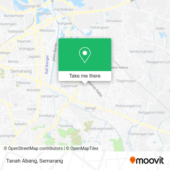 Tanah Abang map