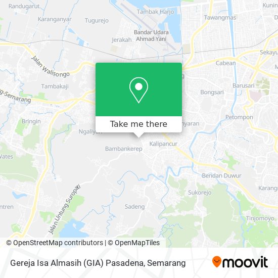 Gereja Isa Almasih (GIA) Pasadena map