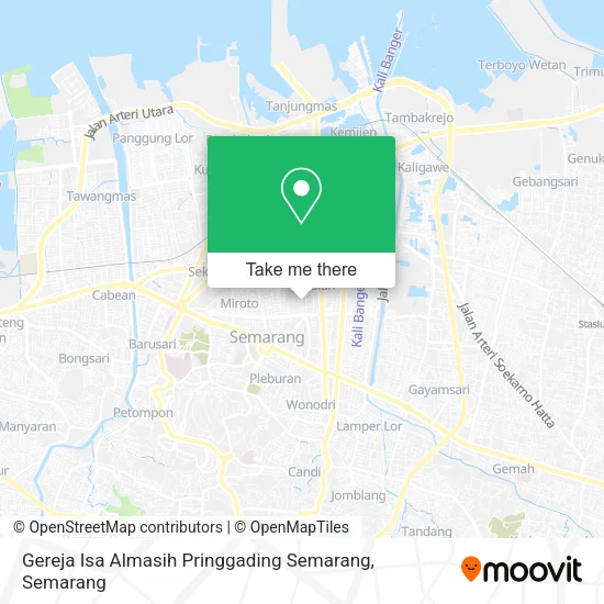 Gereja Isa Almasih Pringgading Semarang map