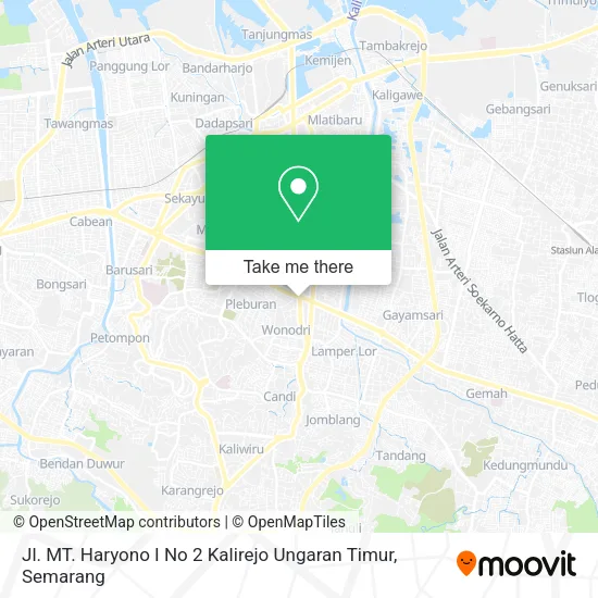 Jl. MT. Haryono I No 2 Kalirejo Ungaran Timur map