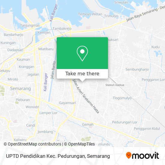 UPTD Pendidikan Kec. Pedurungan map