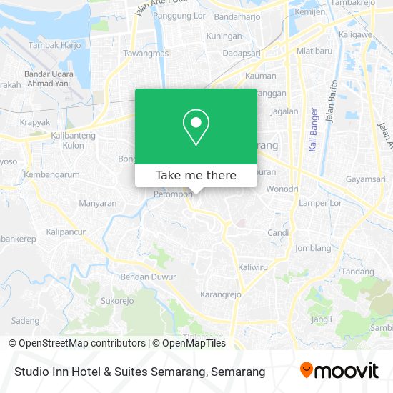 Studio Inn Hotel & Suites Semarang map