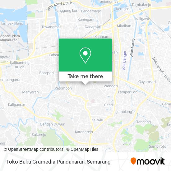 Toko Buku Gramedia Pandanaran map