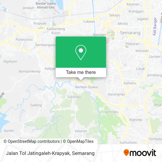 Jalan Tol Jatingaleh-Krapyak map