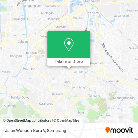 Jalan Wonodri Baru V map