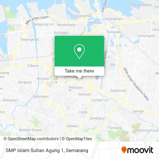 SMP Islam Sultan Agung 1 map