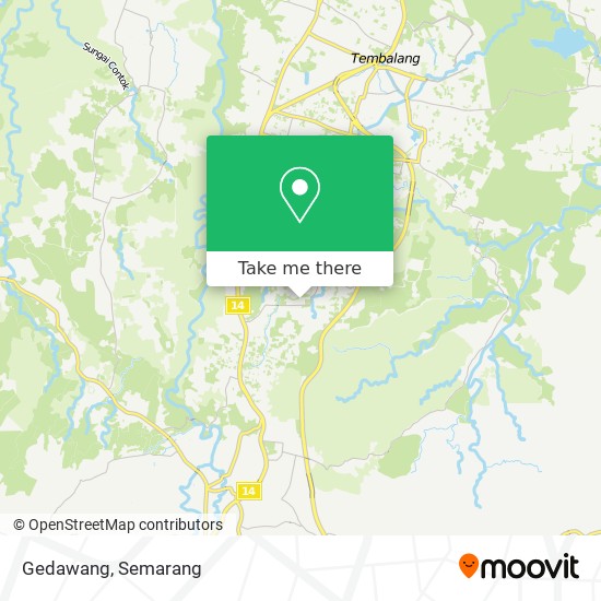 Gedawang map