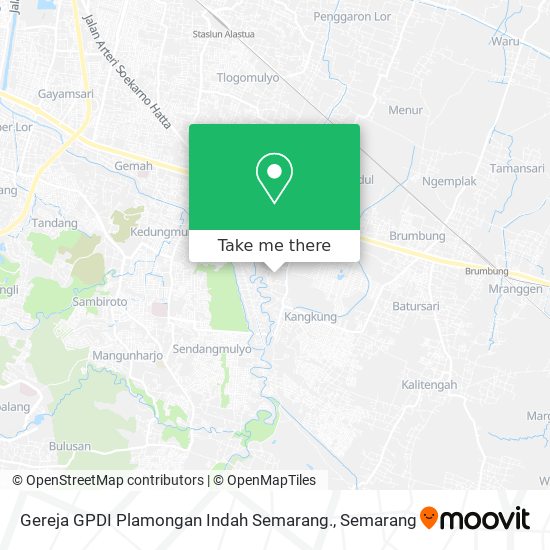 Gereja GPDI Plamongan Indah Semarang. map