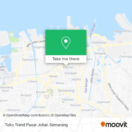 Toko Trend Pasar Johar map