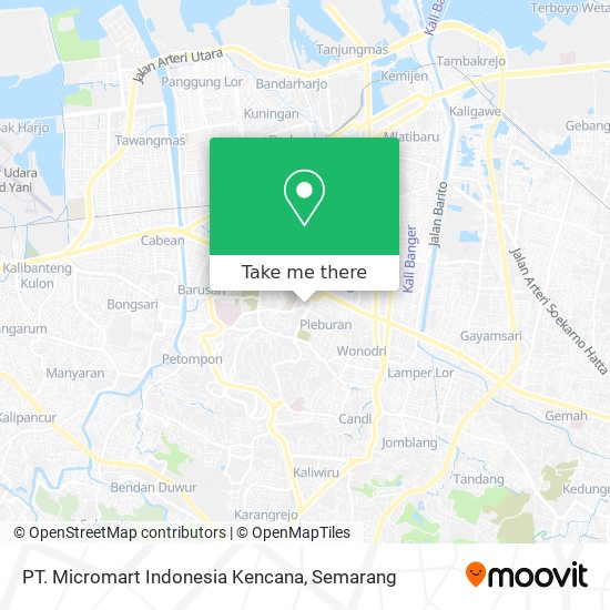 PT. Micromart Indonesia Kencana map