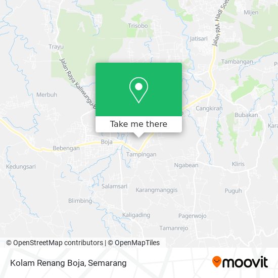 Kolam Renang Boja map