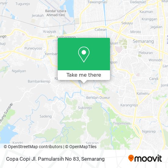Copa Copi Jl. Pamularsih No 83 map