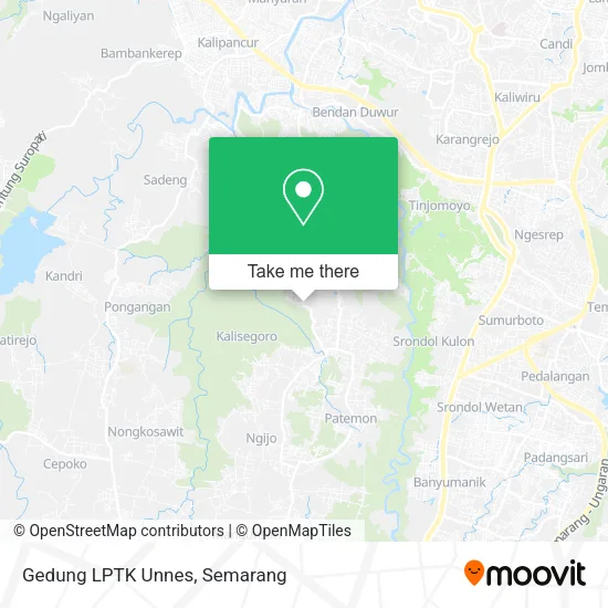 Gedung LPTK Unnes map