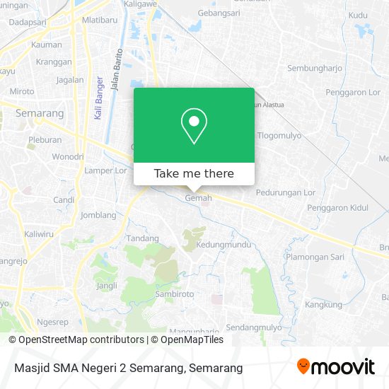 Masjid SMA Negeri 2 Semarang map