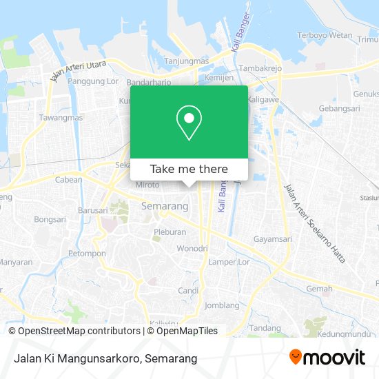 Jalan Ki Mangunsarkoro map