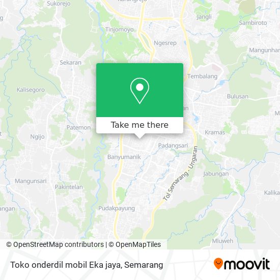 Toko onderdil mobil  Eka jaya map
