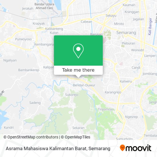 Asrama Mahasiswa Kalimantan Barat map
