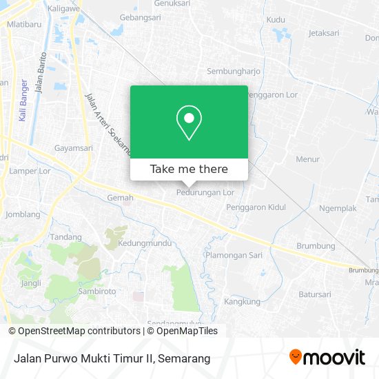 Jalan Purwo Mukti Timur II map