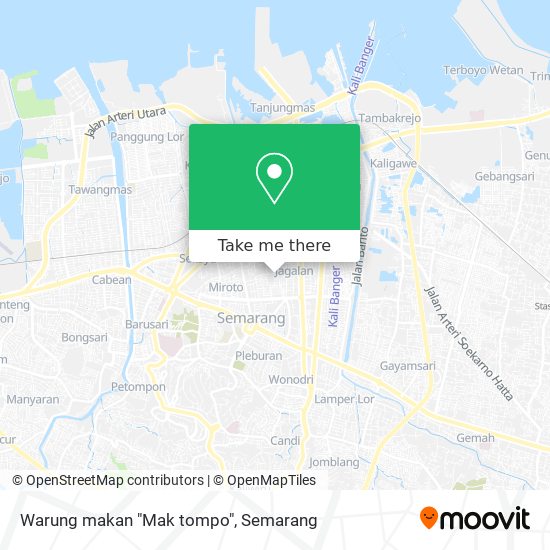 Warung makan "Mak tompo" map